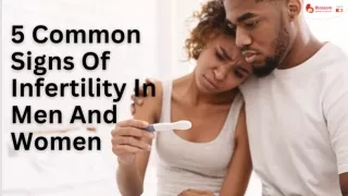 5 Common Signs Of Infertility In Men And Women