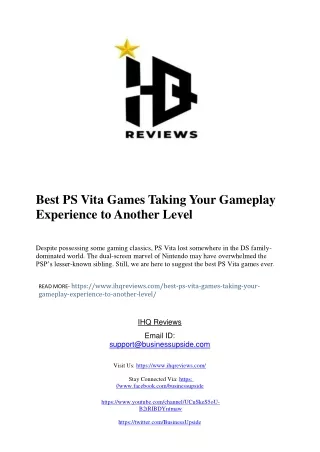 best ps vita games taking your gameplay