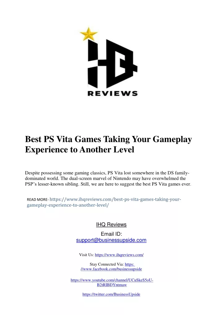 best ps vita games taking your gameplay