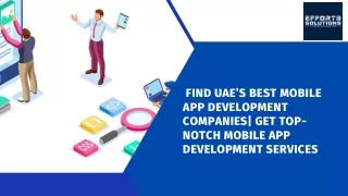 Find UAE’s Best Mobile App Development Companies| Get Top-Notch Mobile App Devel