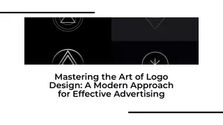 Mastering The Art Of Logo Design A Modern Approach For Effective Advertising