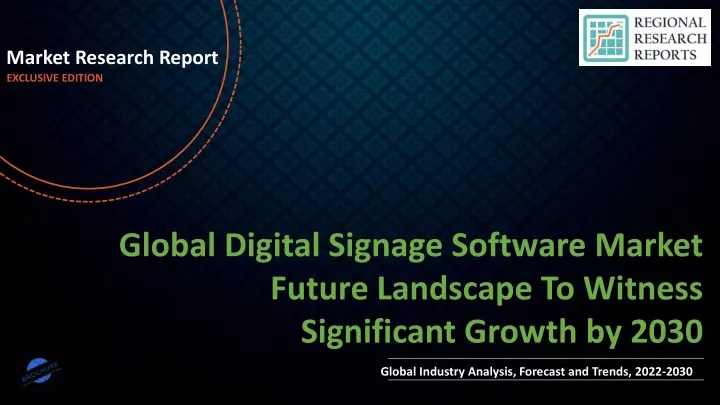 market research report exclusive edition