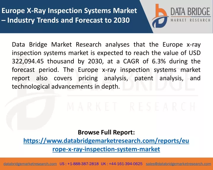 europe x ray inspection systems market industry
