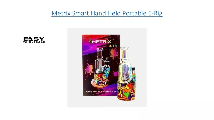 metrix smart hand held portable e rig