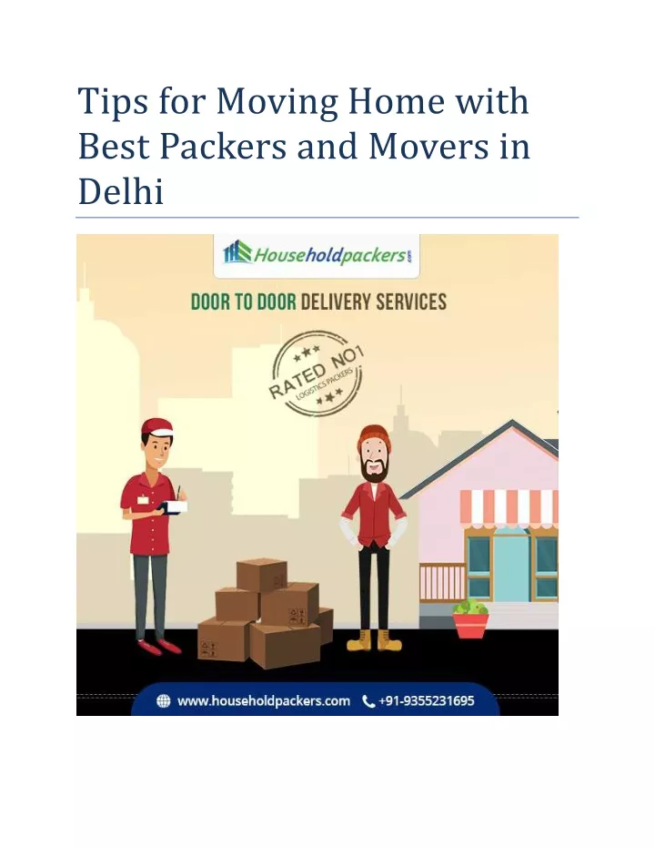 tips for moving home with best packers and movers