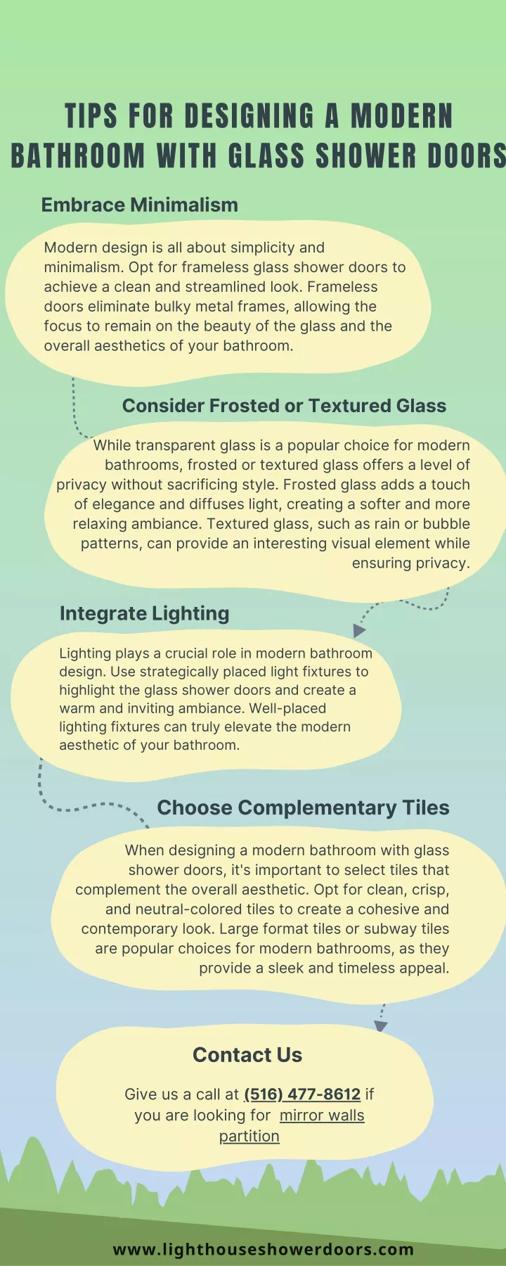 tips for designing a modern bathroom with glass