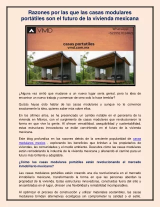 casas portatiles