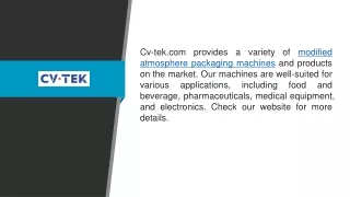 Modified Atmosphere Packaging Machines Cv-tek.com