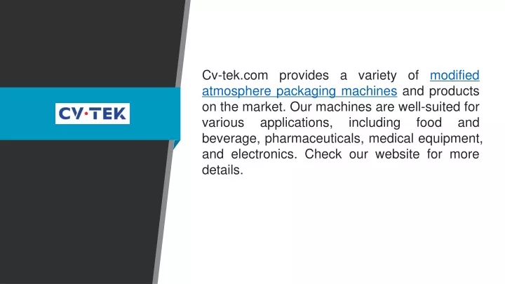 cv tek com provides a variety of modified