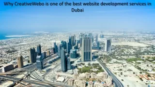 CreativeWebo: The Best Website Development Services in Dubai