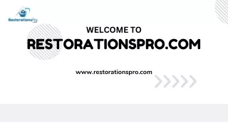 About Us RestorationsPro
