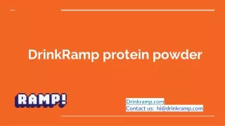 DrinkRamp protein powder