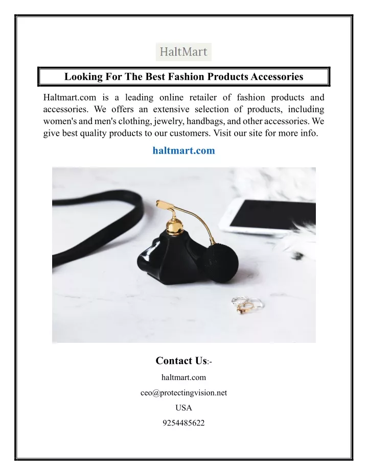 looking for the best fashion products accessories
