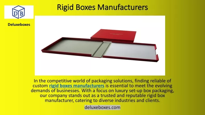 rigid boxes manufacturers rigid boxes