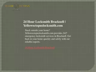 24 Hour Locksmith Bracknell Yellowoctopuslocksmith.com