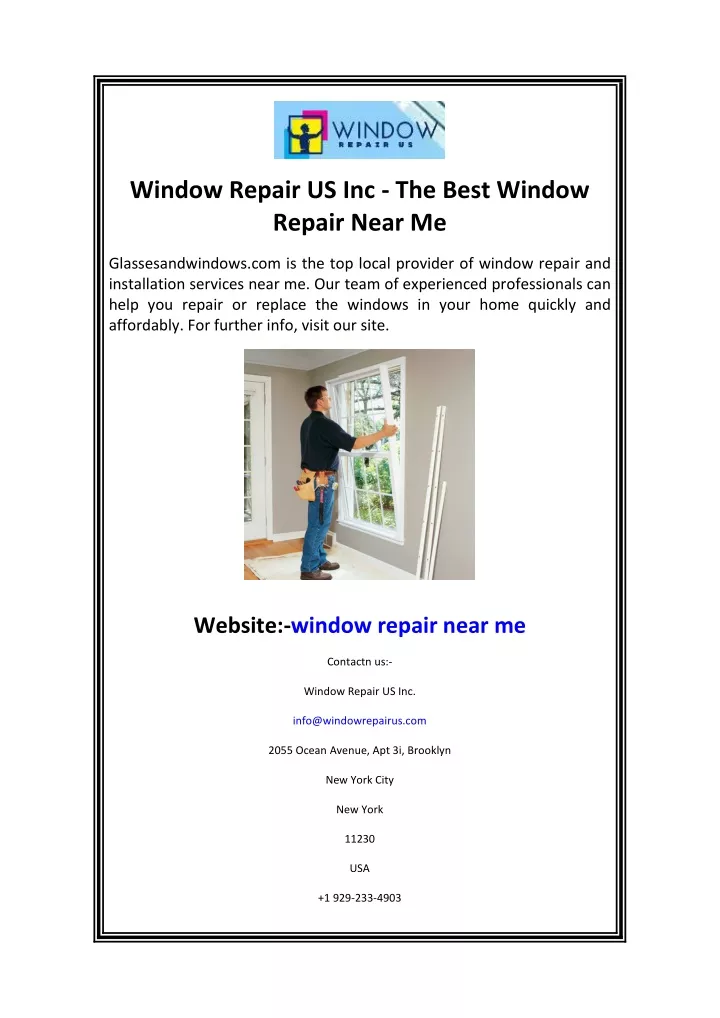 window repair us inc the best window repair near