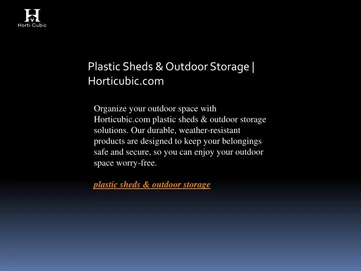 plastic sheds outdoor storage horticubic com