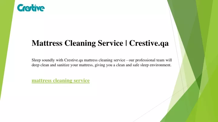 mattress cleaning service crestive qa sleep