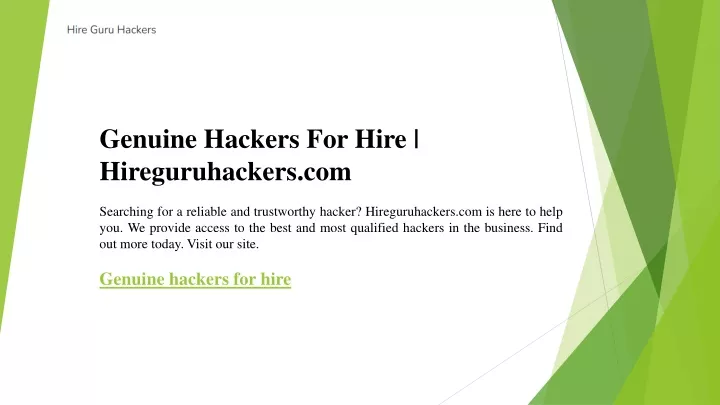 genuine hackers for hire hireguruhackers
