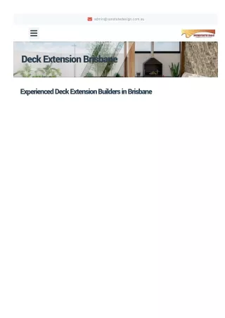 Deck Extension Brisbane