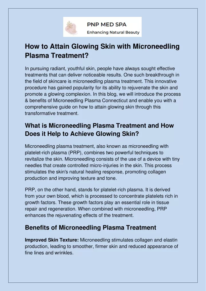 how to attain glowing skin with microneedling