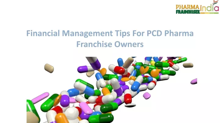 financial management tips for pcd pharma