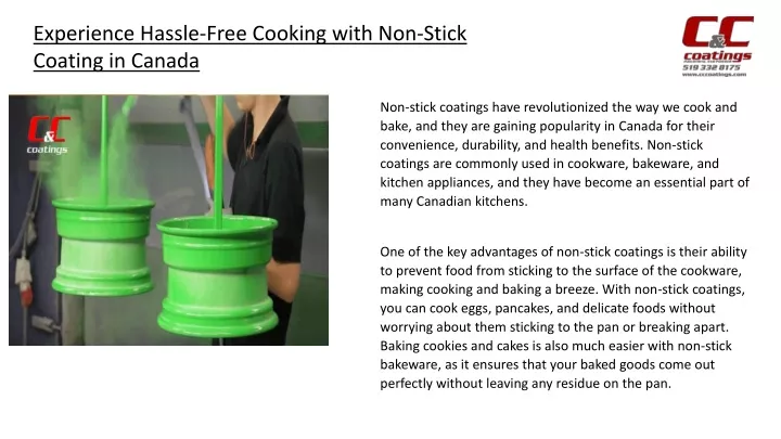 experience hassle free cooking with non stick