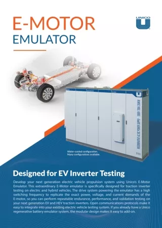 E-Motor Emulator  EV Inverter Testing | Unico