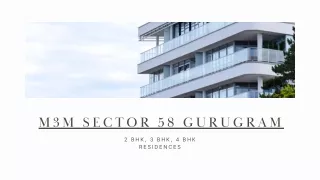 m3m sector 58 gurugram