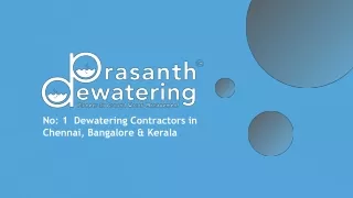 Prasanth Dewatering: Unlocking Water Solutions