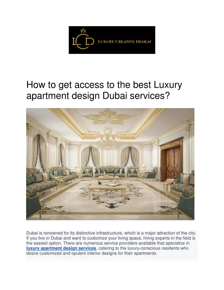 how to get access to the best luxury apartment