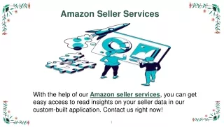 Amazon Seller Services