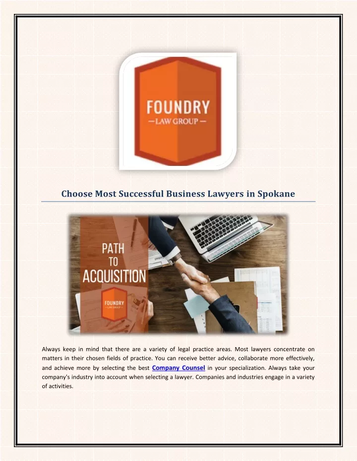 choose most successful business lawyers in spokane