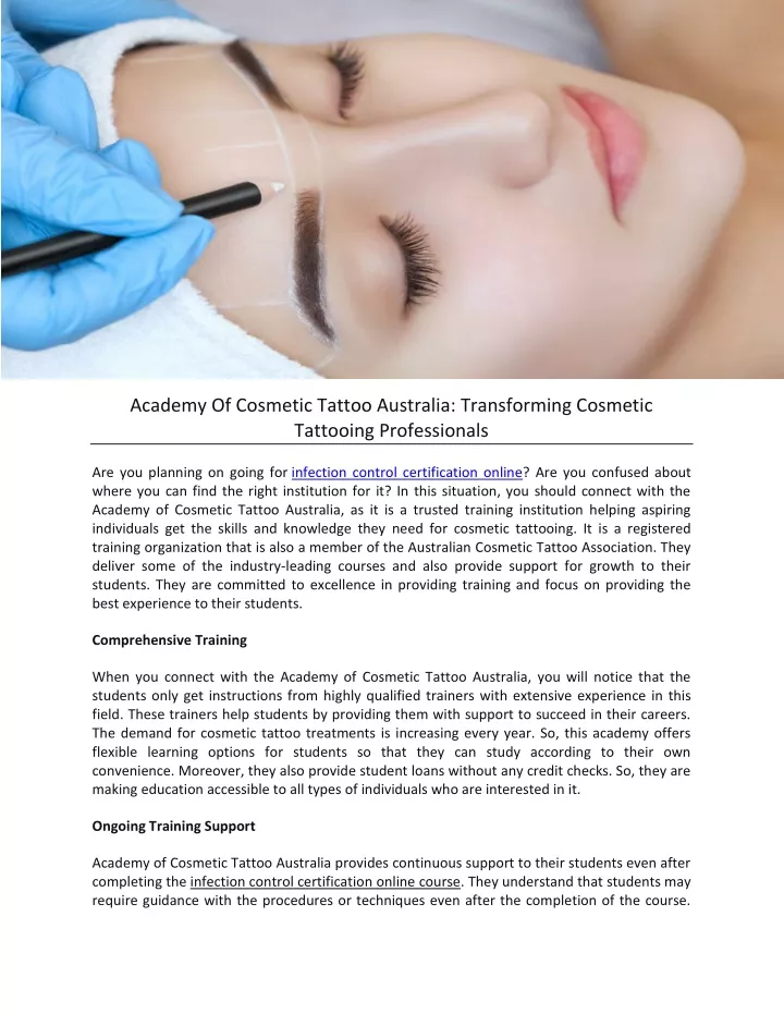 academy of cosmetic tattoo australia transforming