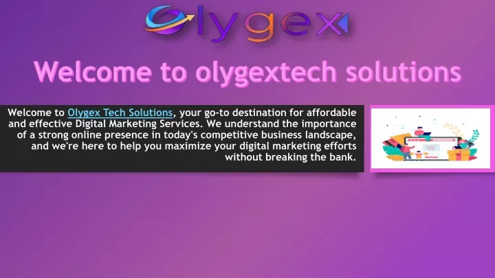 welcome to olygextech solutions