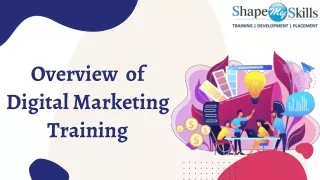 Overview of Digital Marketing Training in Noida | ShapeMySkills