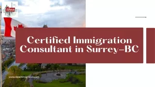 Certified Immigration Consultant in Surrey,BC - Idea Immigration