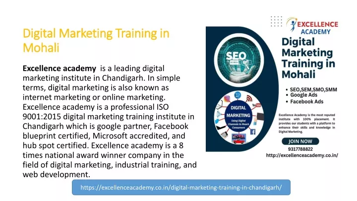 digital marketing training in mohali