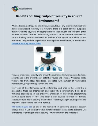 benefits of using endpoint security in your