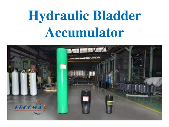 hydraulic bladder accumulator