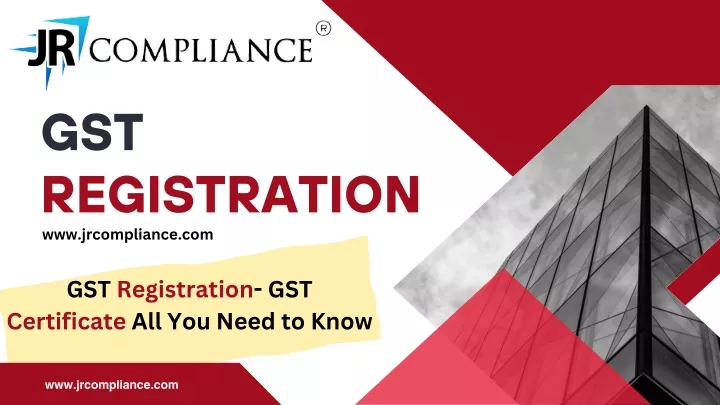 gst registration www jrcompliance com