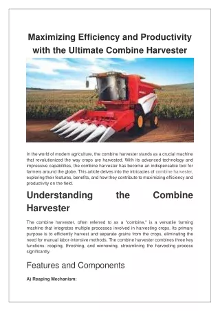 maximizing efficiency and productivity with