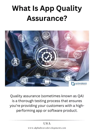 What Is App Quality Assurance | Alpha Bravo Development Review
