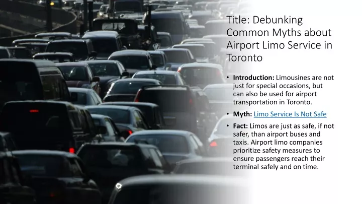 title debunking common myths about airport limo service in toronto