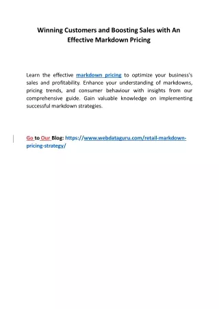 winning customers and boosting sales with