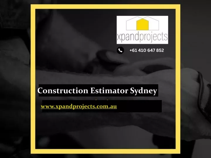 construction estimator sydney