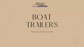 Shop Reliable Boat Trailers For Sale Online in UK at SAL Marine
