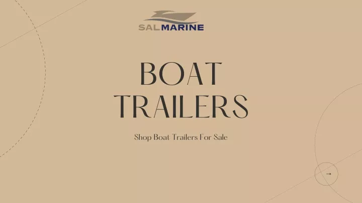 boat trailers