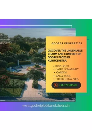 Buy Kurukshetra Godrej Plots Kurukshetra Haryana at Best Price