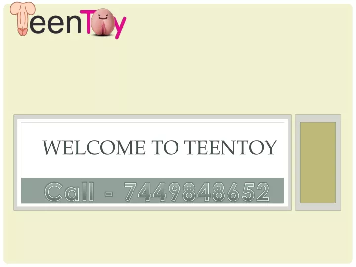 welcome to teentoy